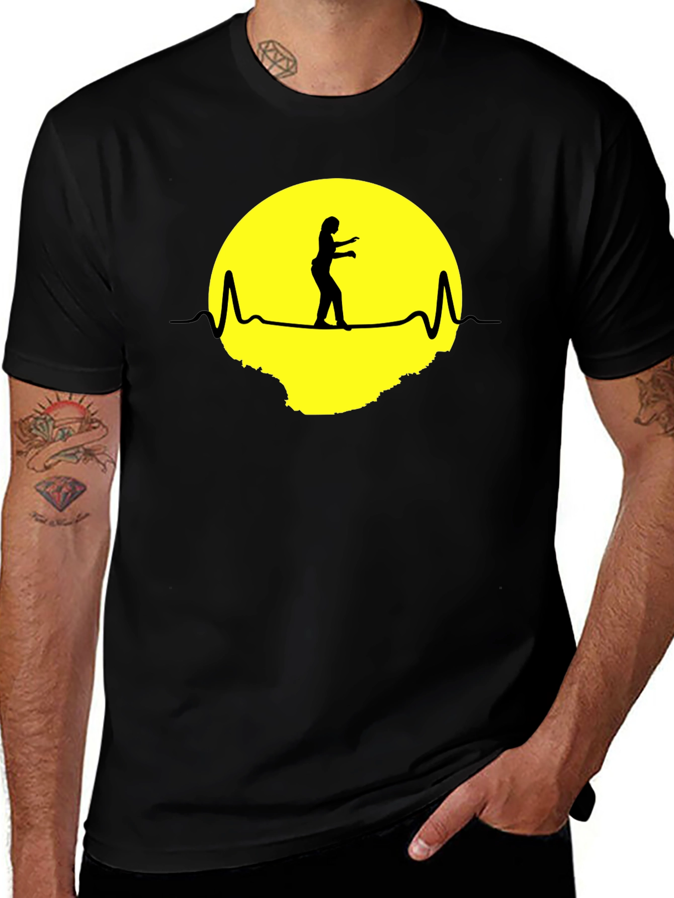 Heartbeat Tightrope Walker T-Shirt