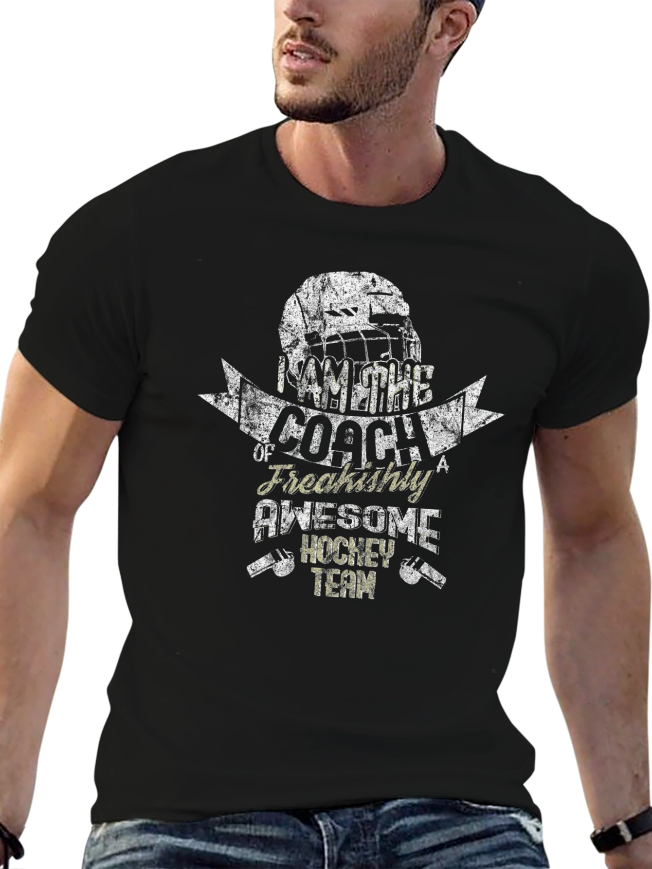 Awesome Hockey Coach Graphic Tee
