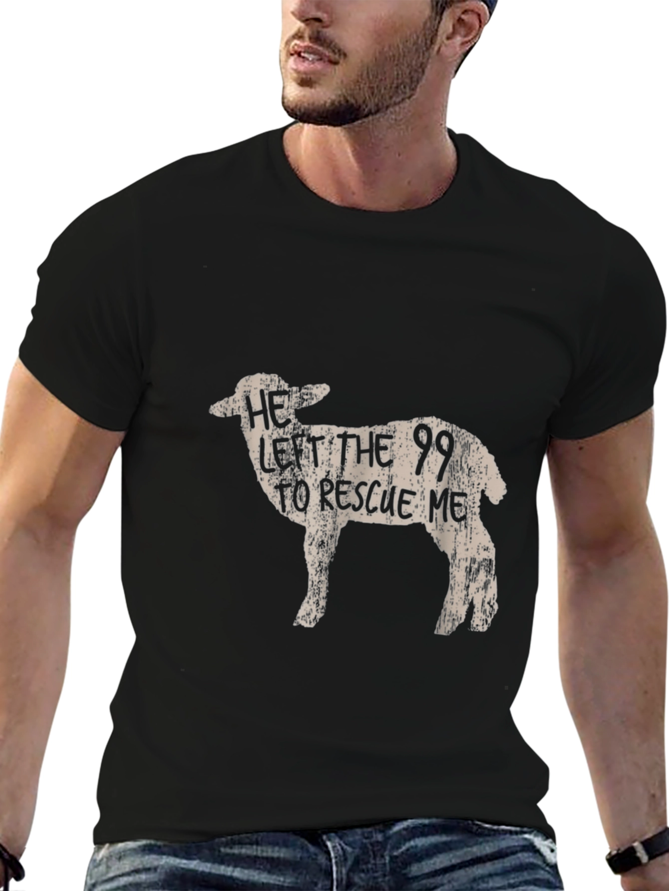 He Left the 99 Sheep Graphic Tee