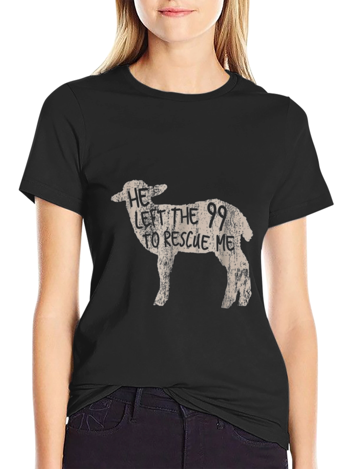 He Left the 99 Sheep Graphic Tee