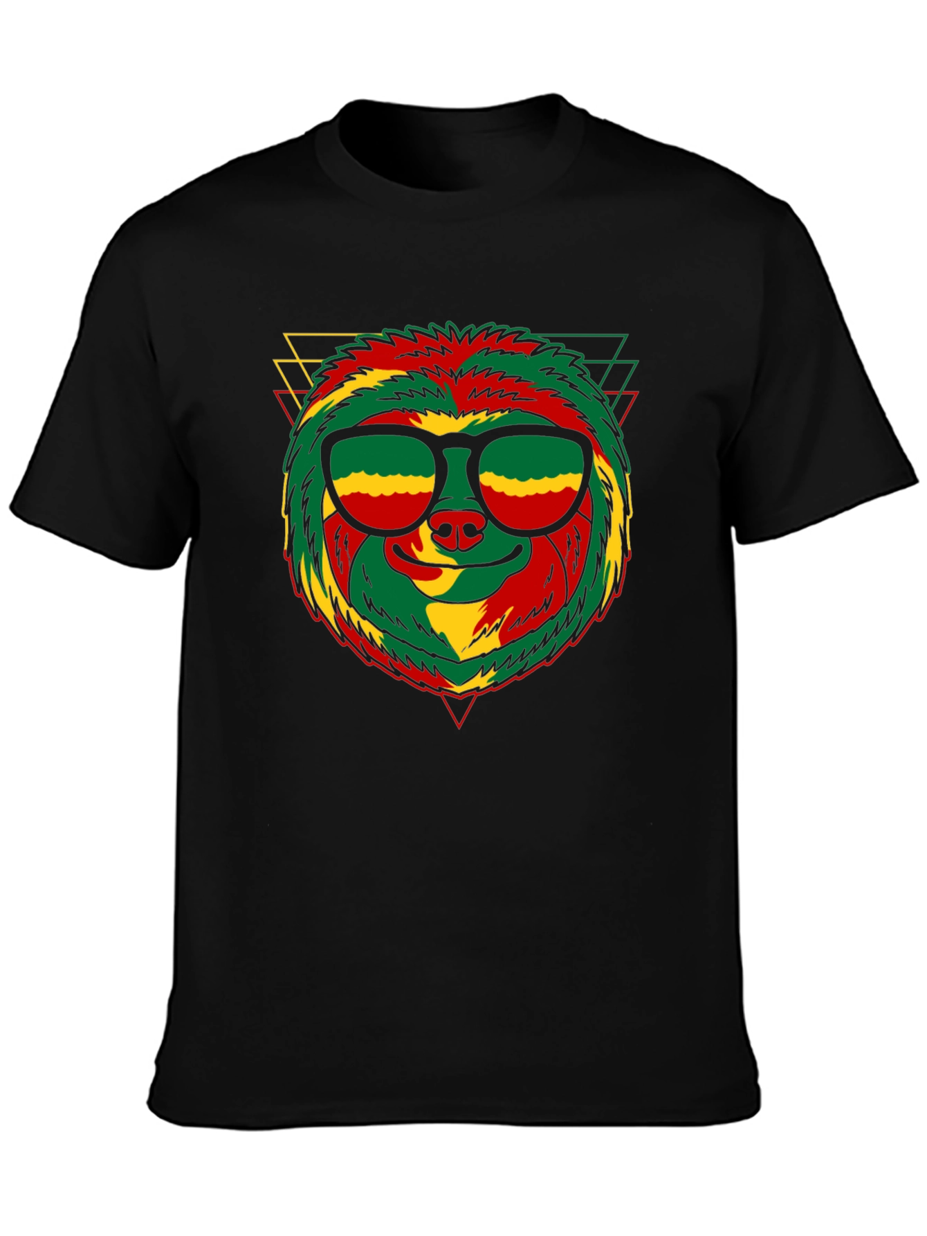 Rasta Sloth Graphic Tee - Cool Summer Vibes