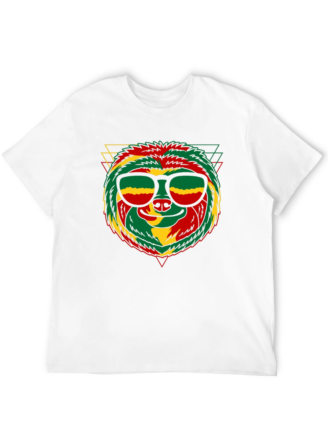 Rasta Sloth Graphic Tee - Cool Summer Vibes