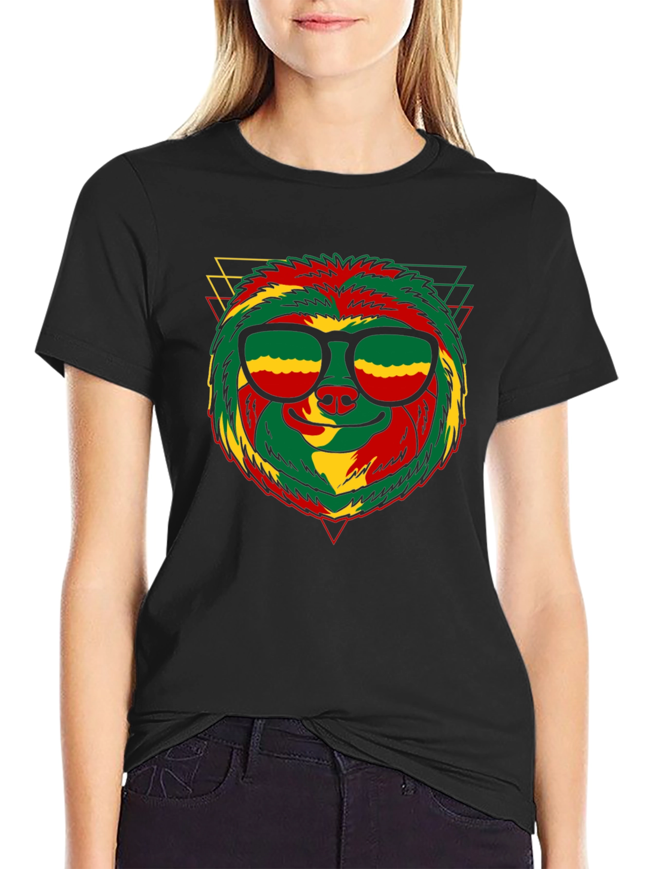Rasta Sloth Graphic Tee - Cool Summer Vibes