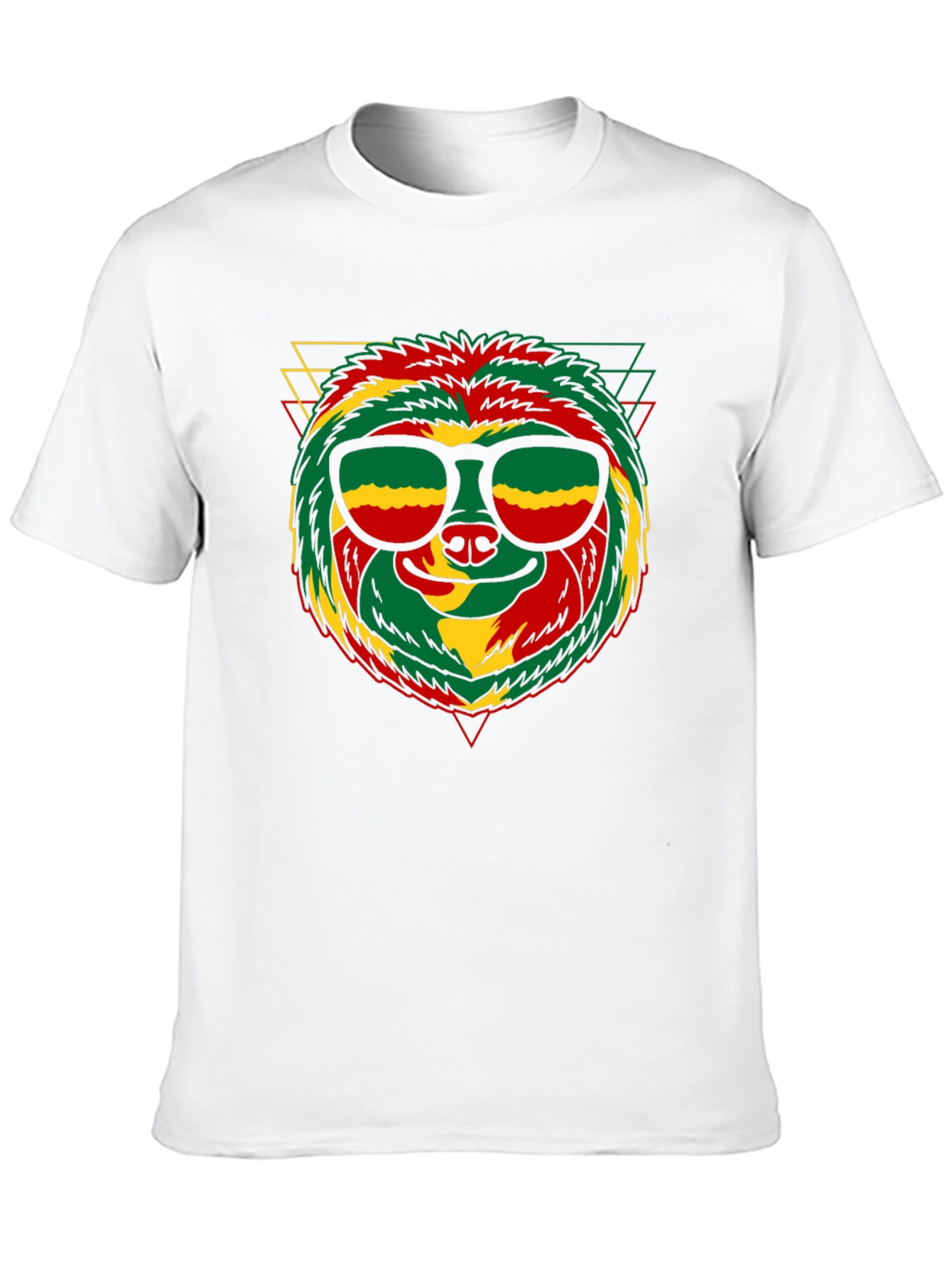 Rasta Sloth Graphic Tee - Cool Summer Vibes