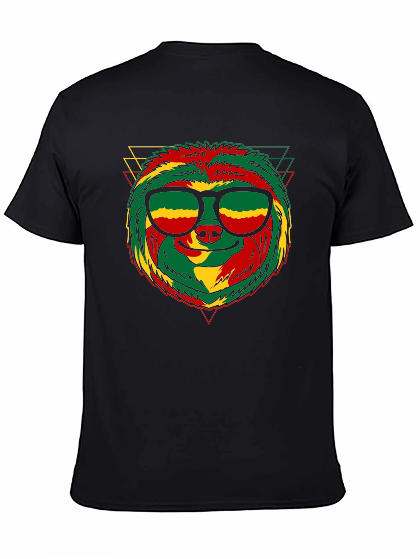 Rasta Sloth Graphic Tee - Cool Summer Vibes