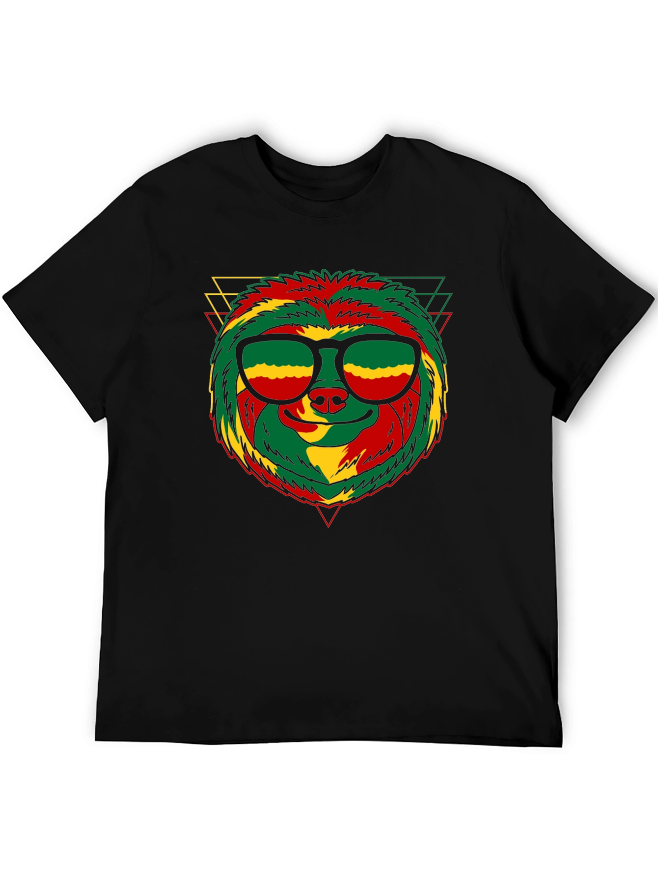 Rasta Sloth Graphic Tee - Cool Summer Vibes