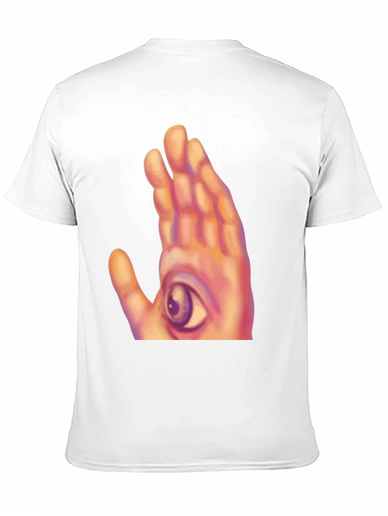 Eye Hand Graphic Tee - Unique Statement Shirt