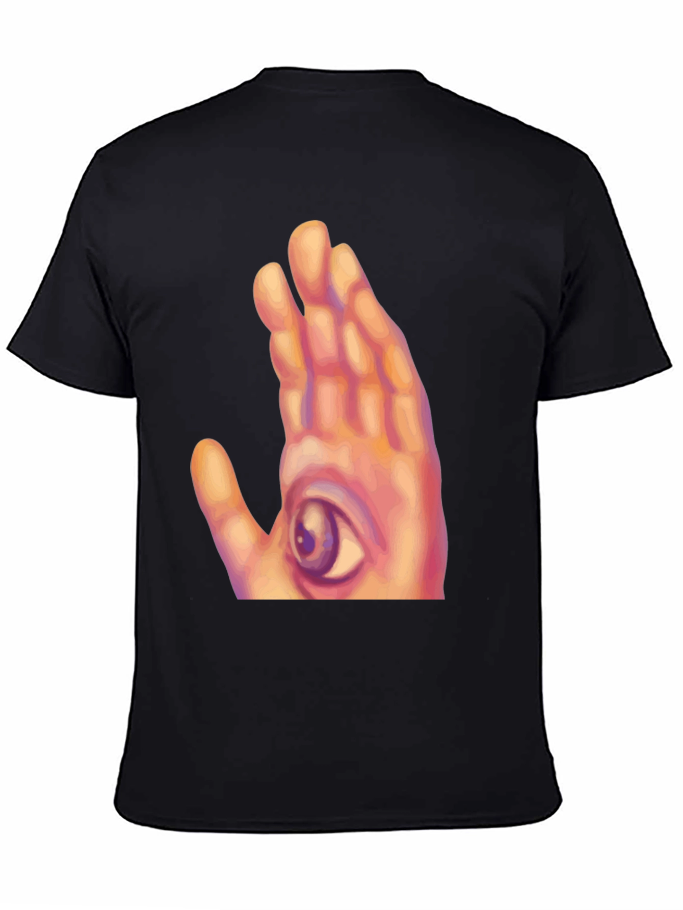 Eye Hand Graphic Tee - Unique Statement Shirt