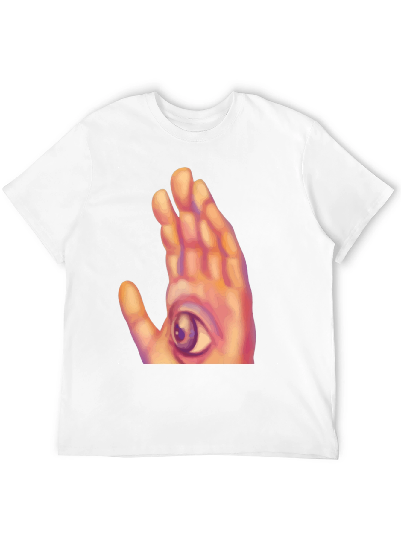 Eye Hand Graphic Tee - Unique Statement Shirt