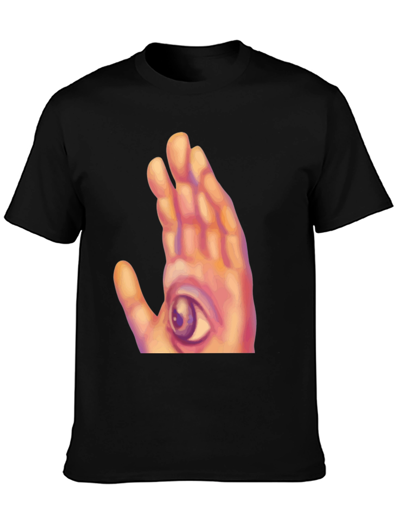 Eye Hand Graphic Tee - Unique Statement Shirt