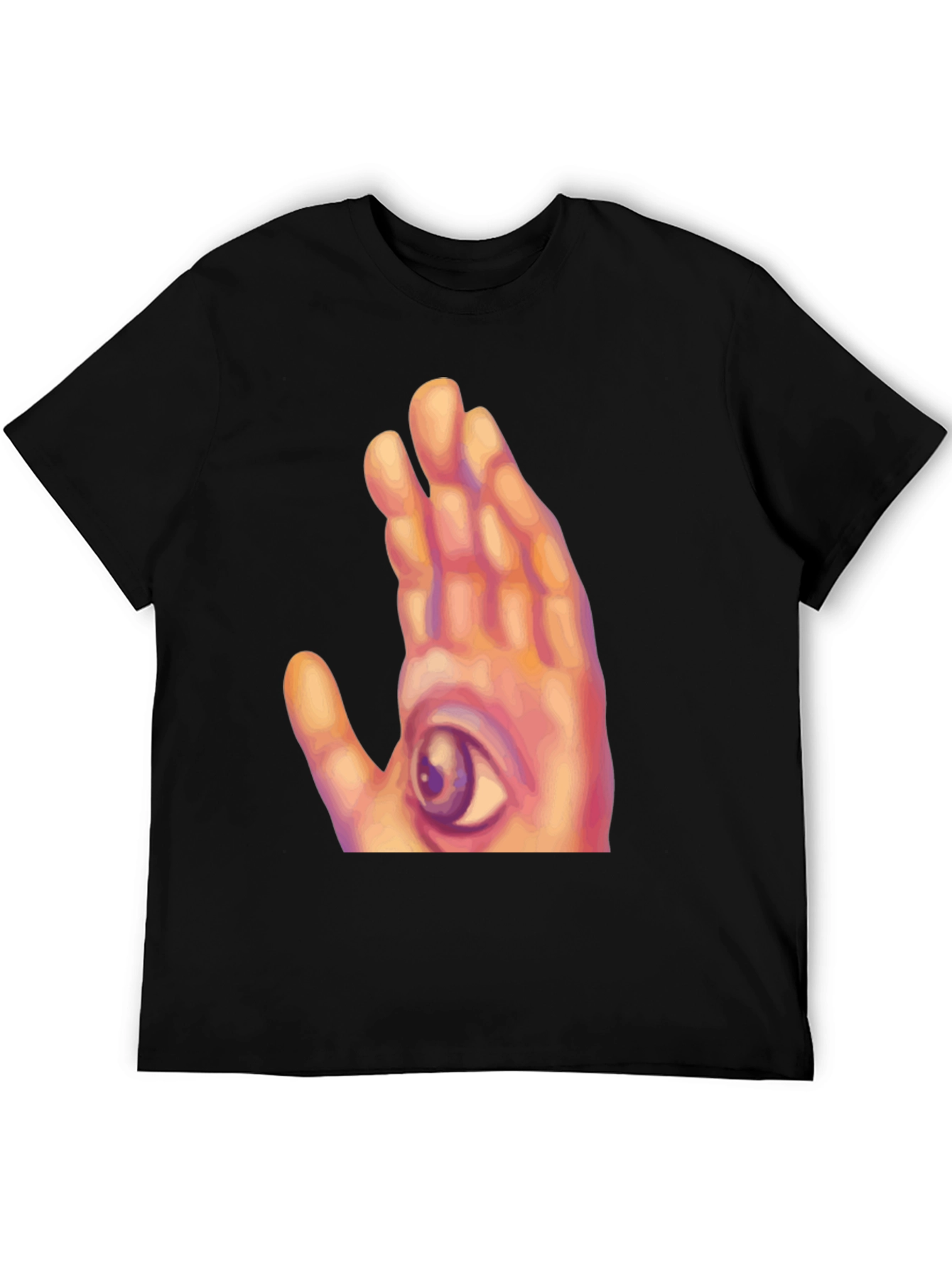 Eye Hand Graphic Tee - Unique Statement Shirt