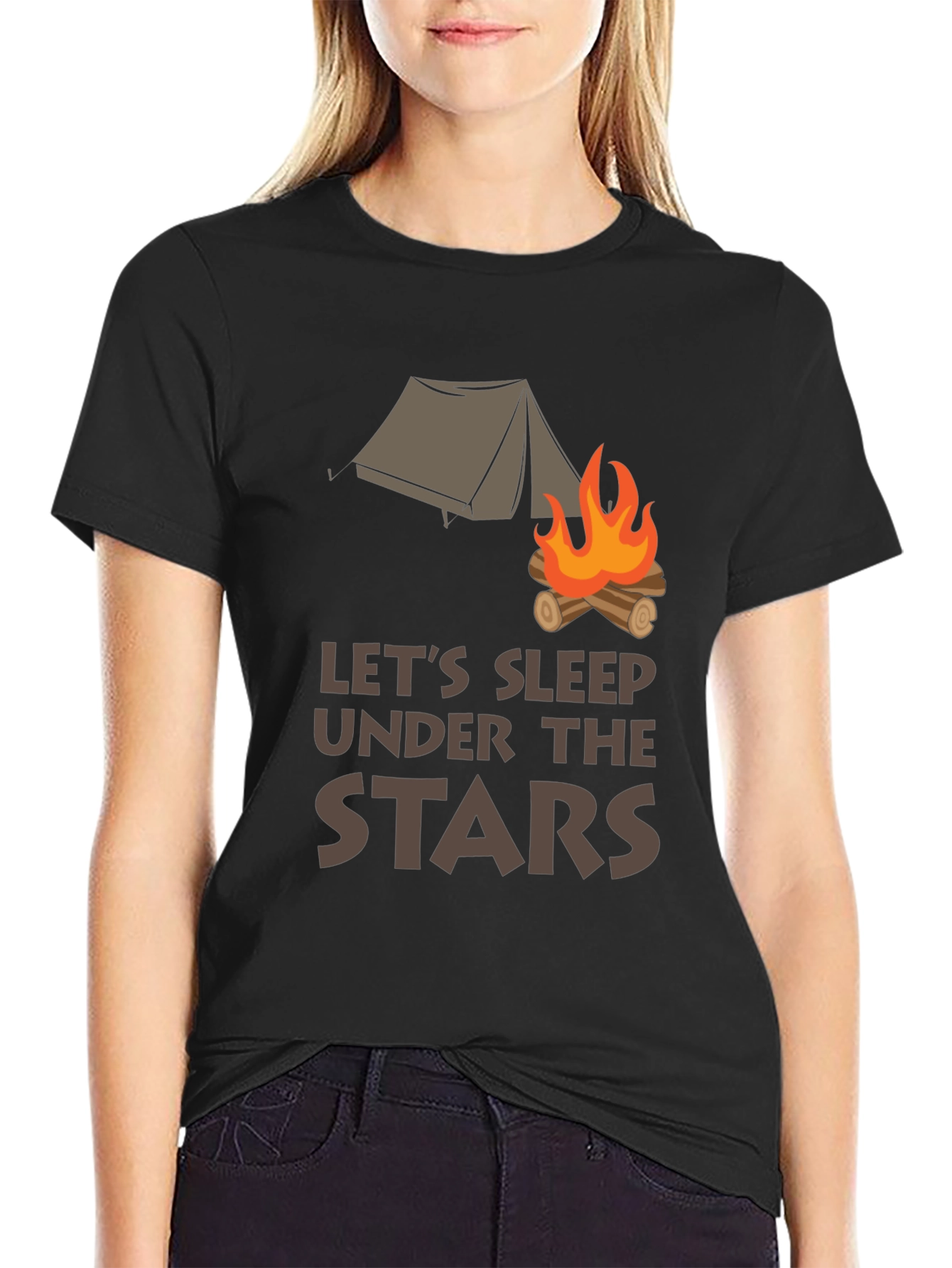 Lets Sleep Under the Stars Graphic Tee