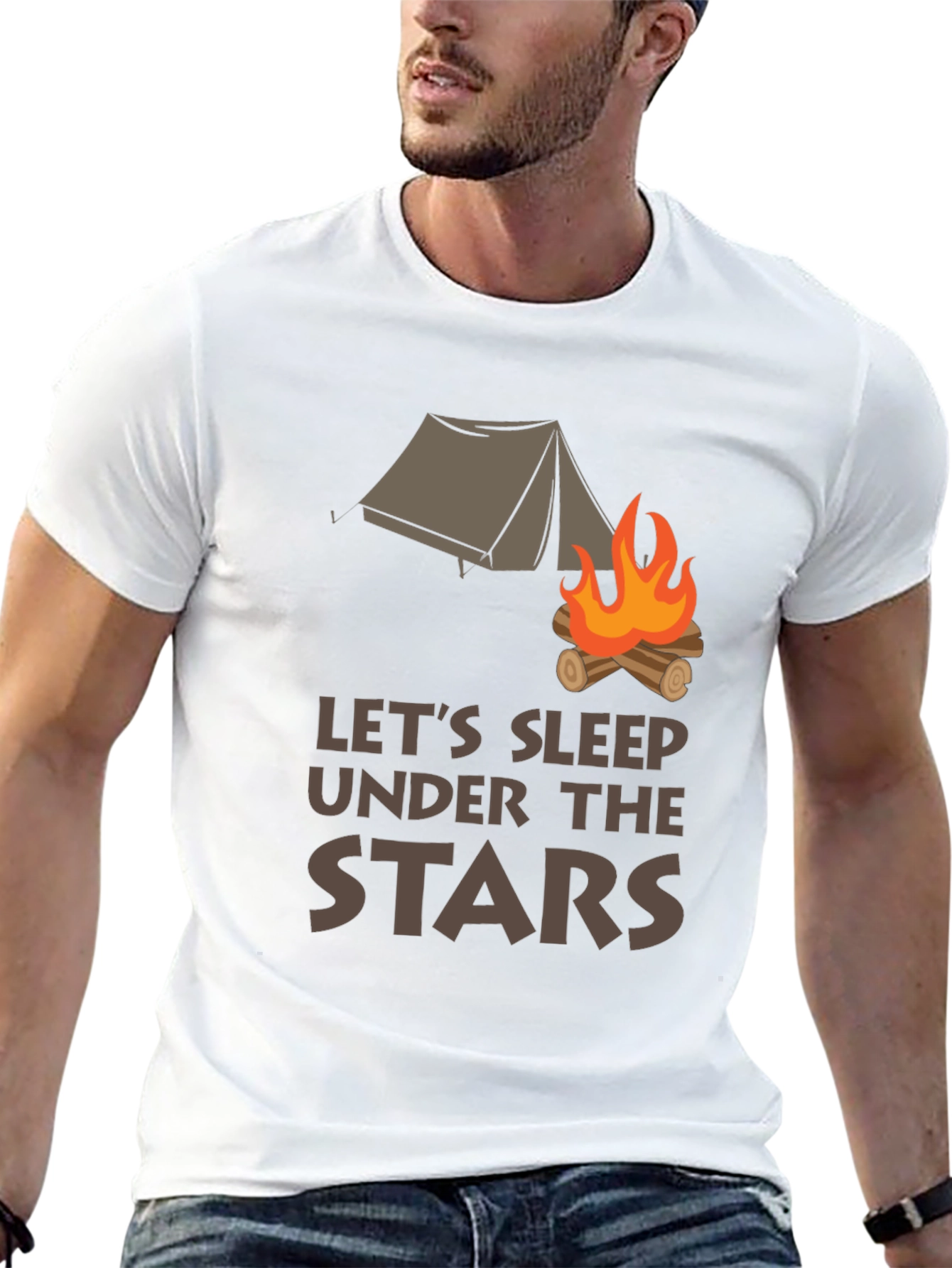 Lets Sleep Under the Stars Graphic Tee