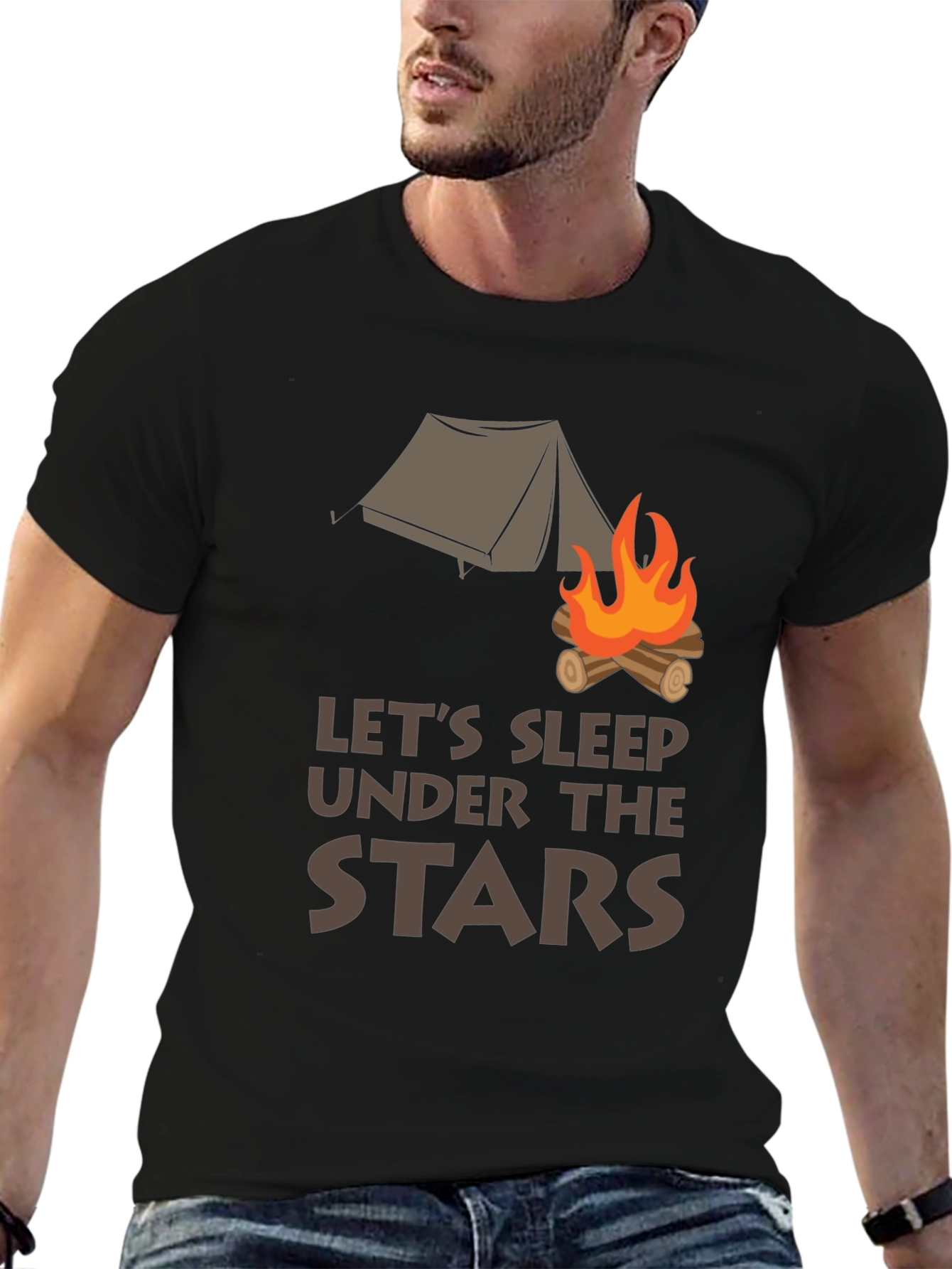 Lets Sleep Under the Stars Graphic Tee