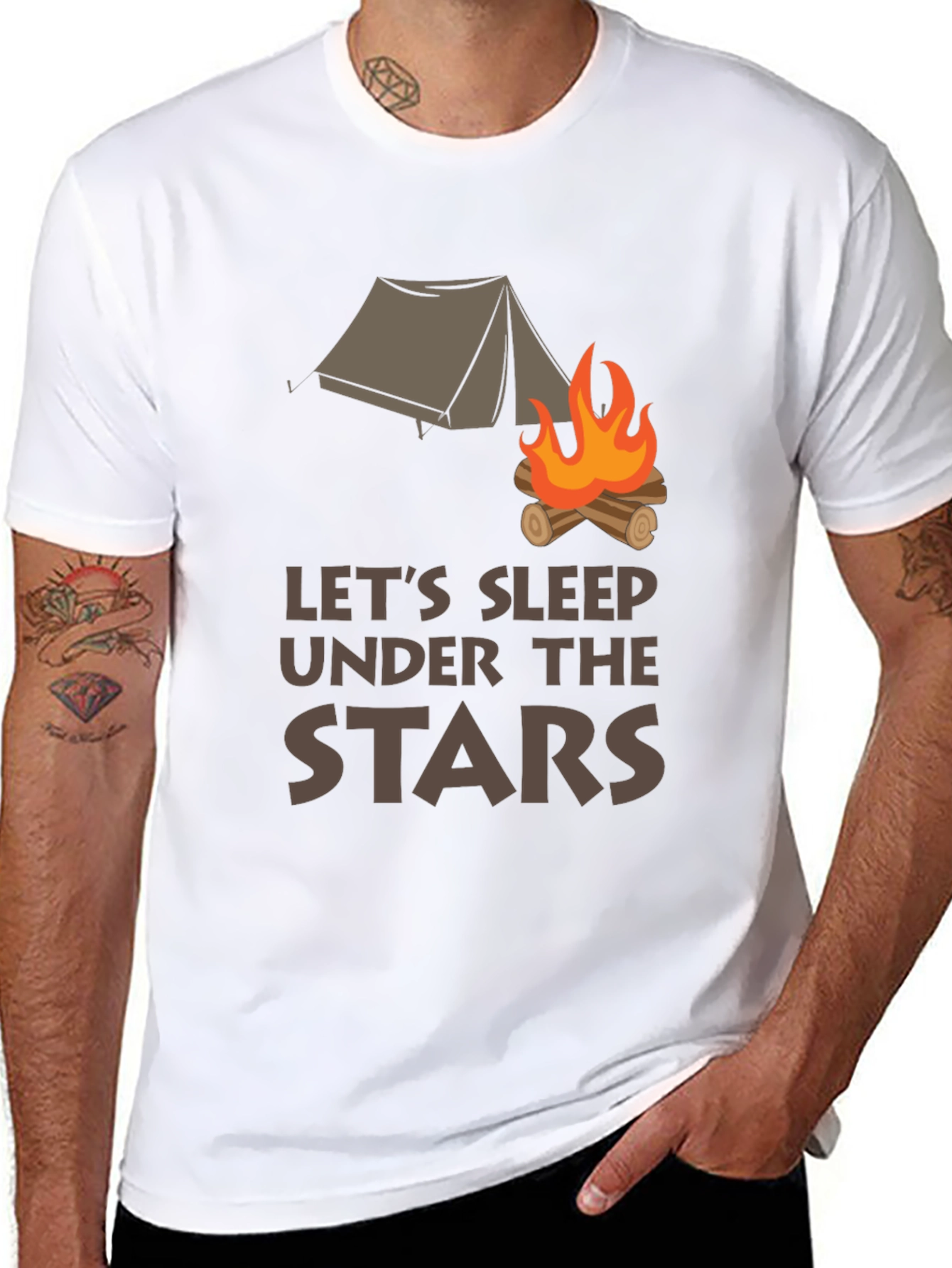 Lets Sleep Under the Stars Graphic Tee