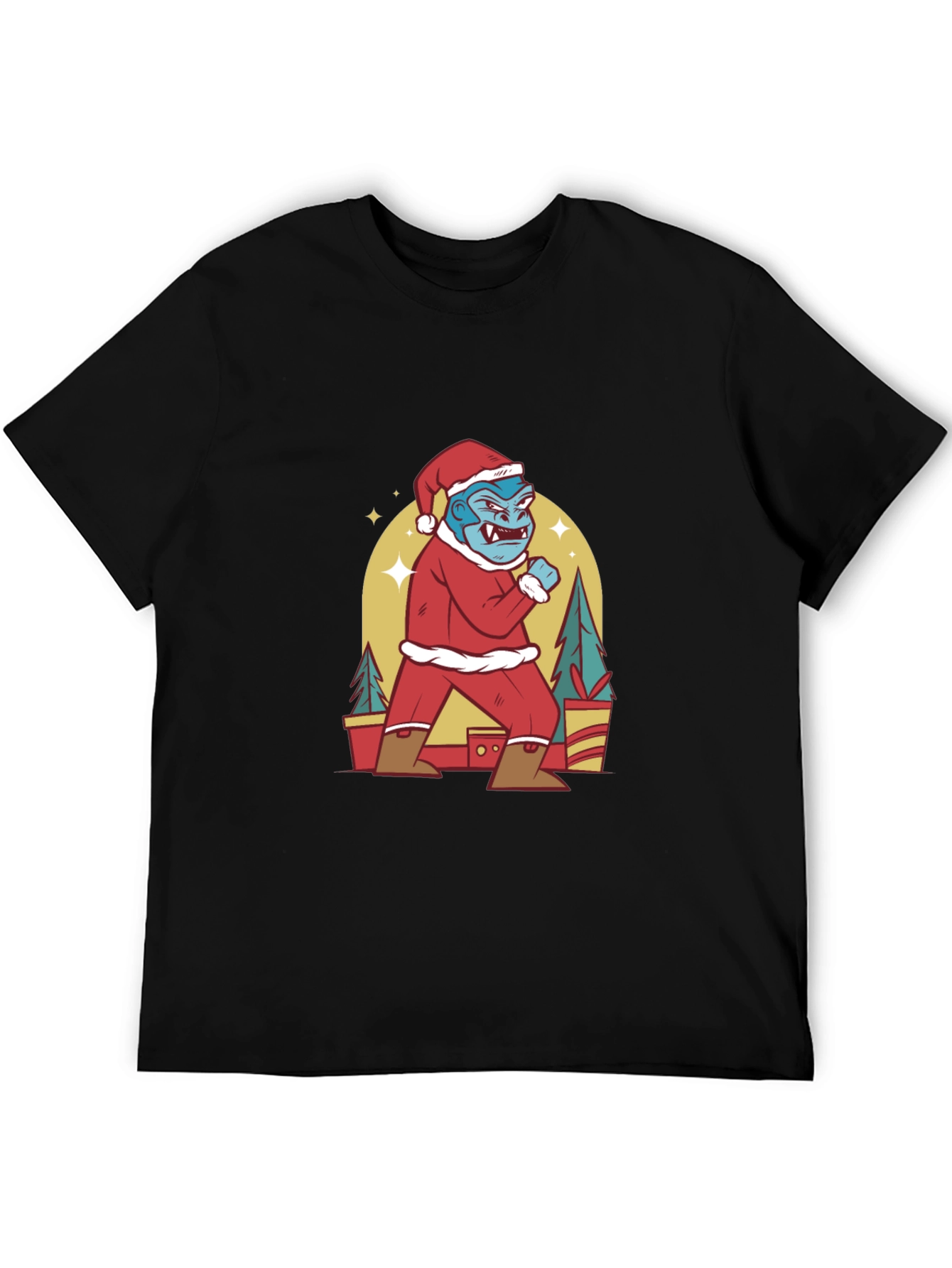 Festive Gorilla Christmas T-Shirt