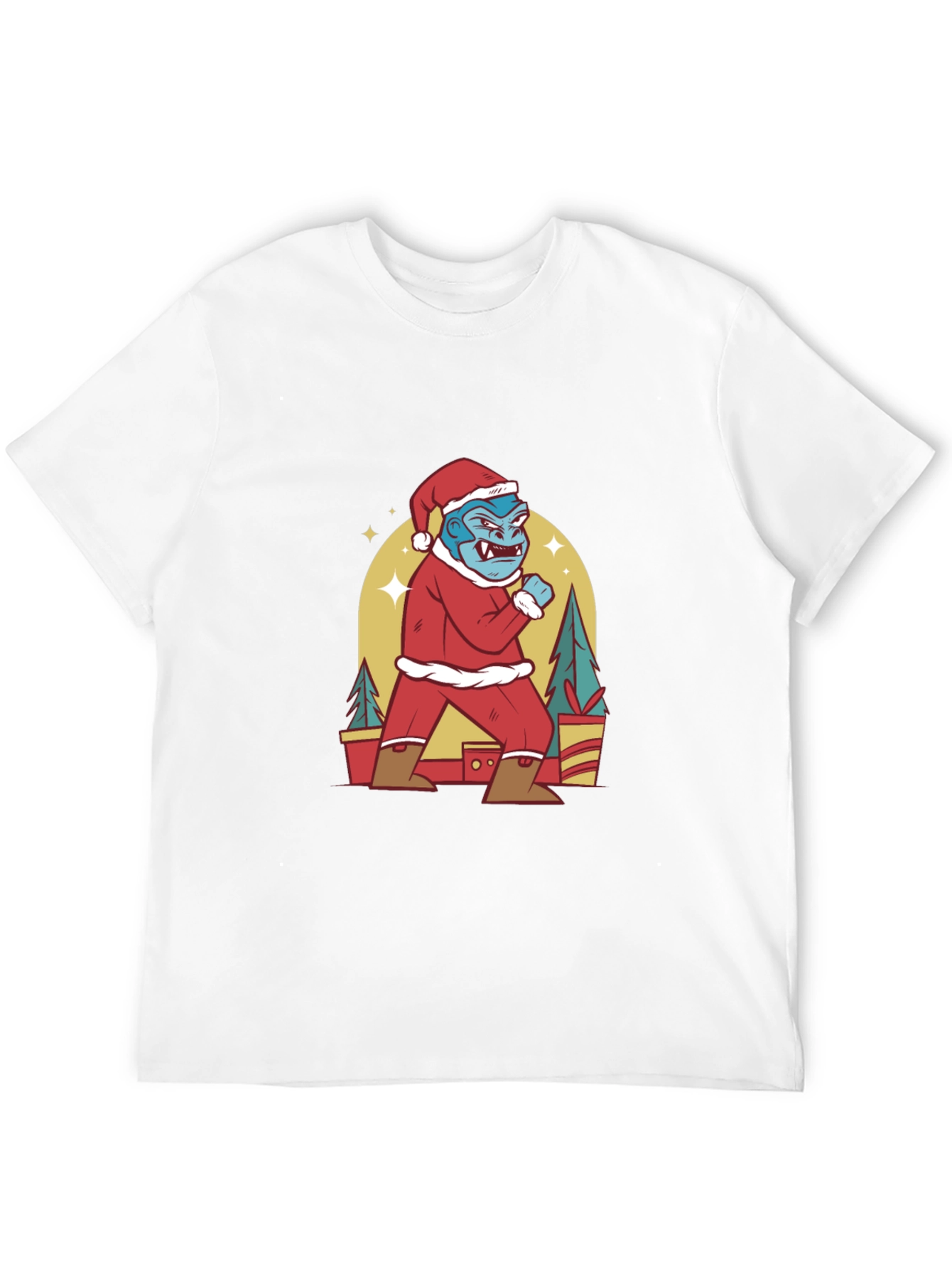 Festive Gorilla Christmas T-Shirt