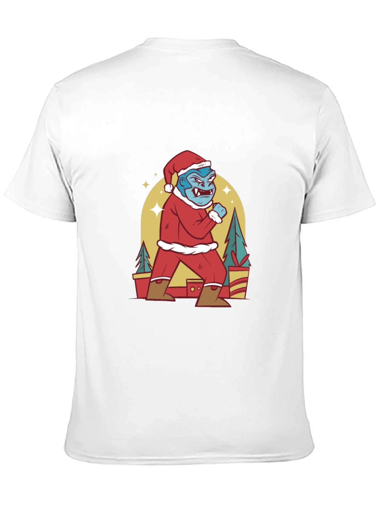 Festive Gorilla Christmas T-Shirt