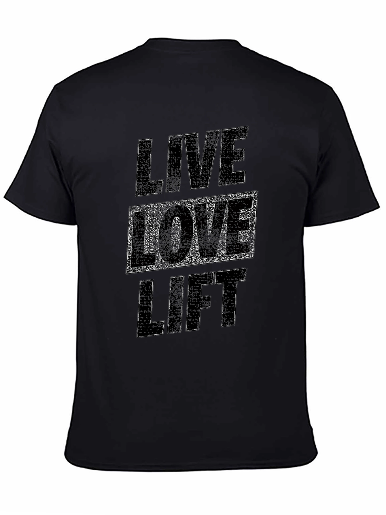 Live Love Lift Graphic Tee - Black