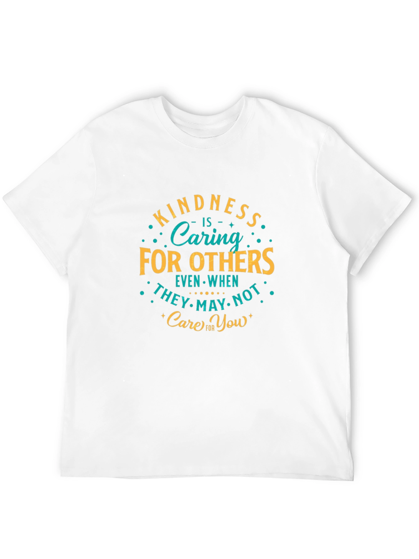 Kindness Caring T-Shirt Black Graphic Tee