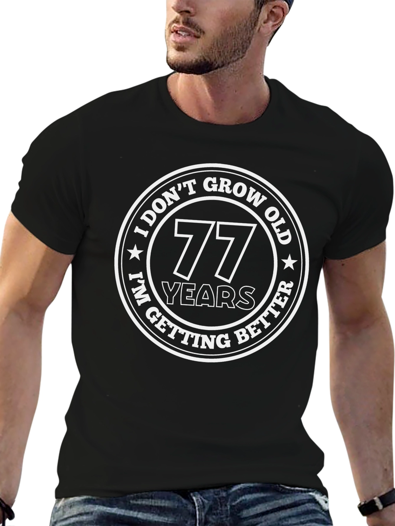 77 Years Getting Better Graphic Tee