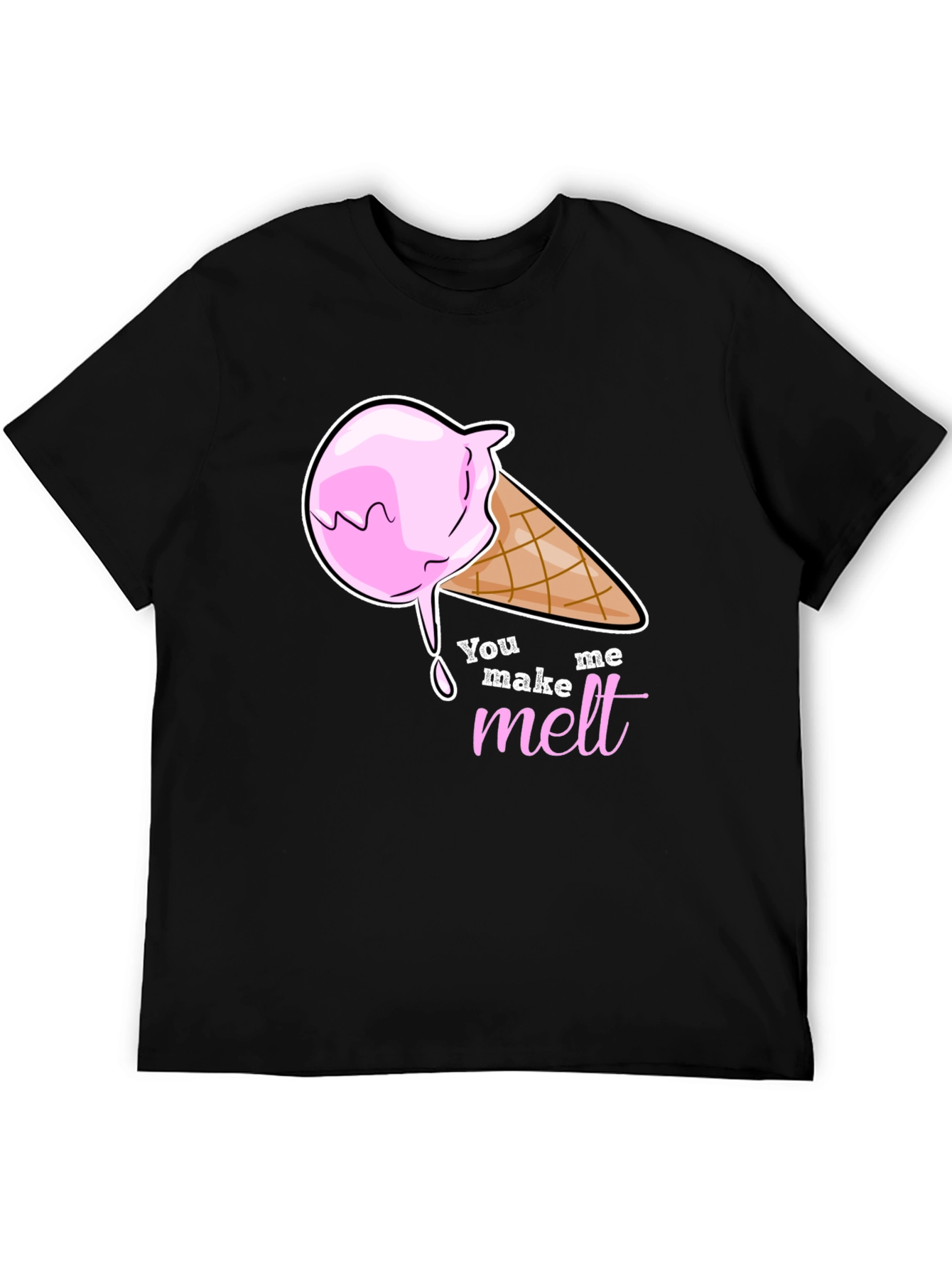 You Make Me Melt Ice Cream Graphic T-Shirt