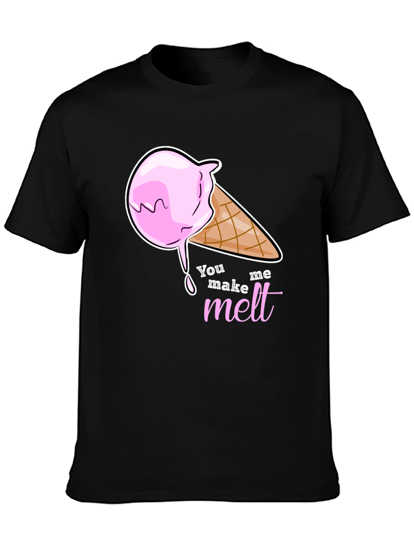 You Make Me Melt Ice Cream Graphic T-Shirt