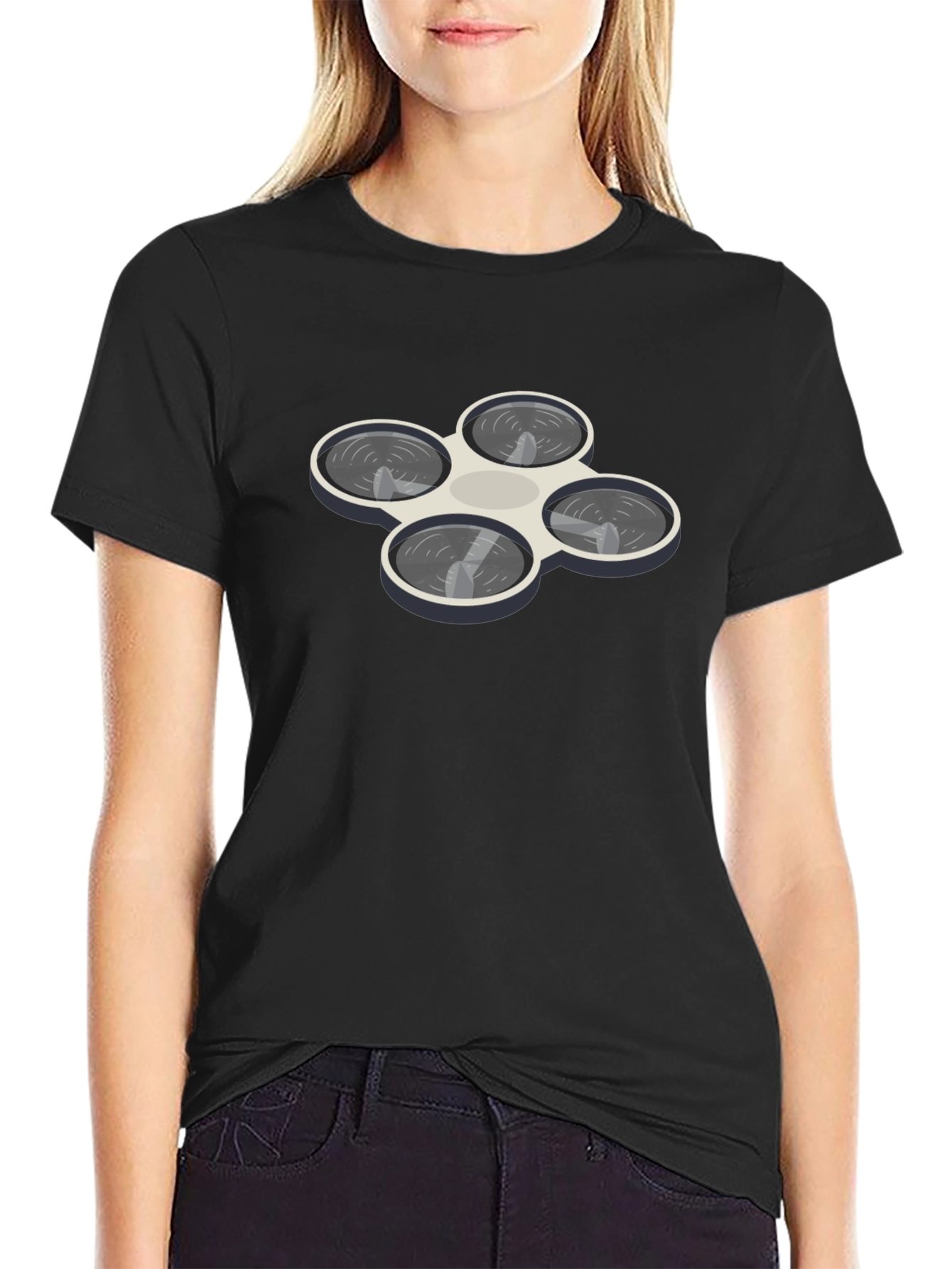 Drone Graphic T-Shirt - Unique Design