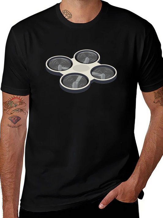 Drone Graphic T-Shirt - Unique Design