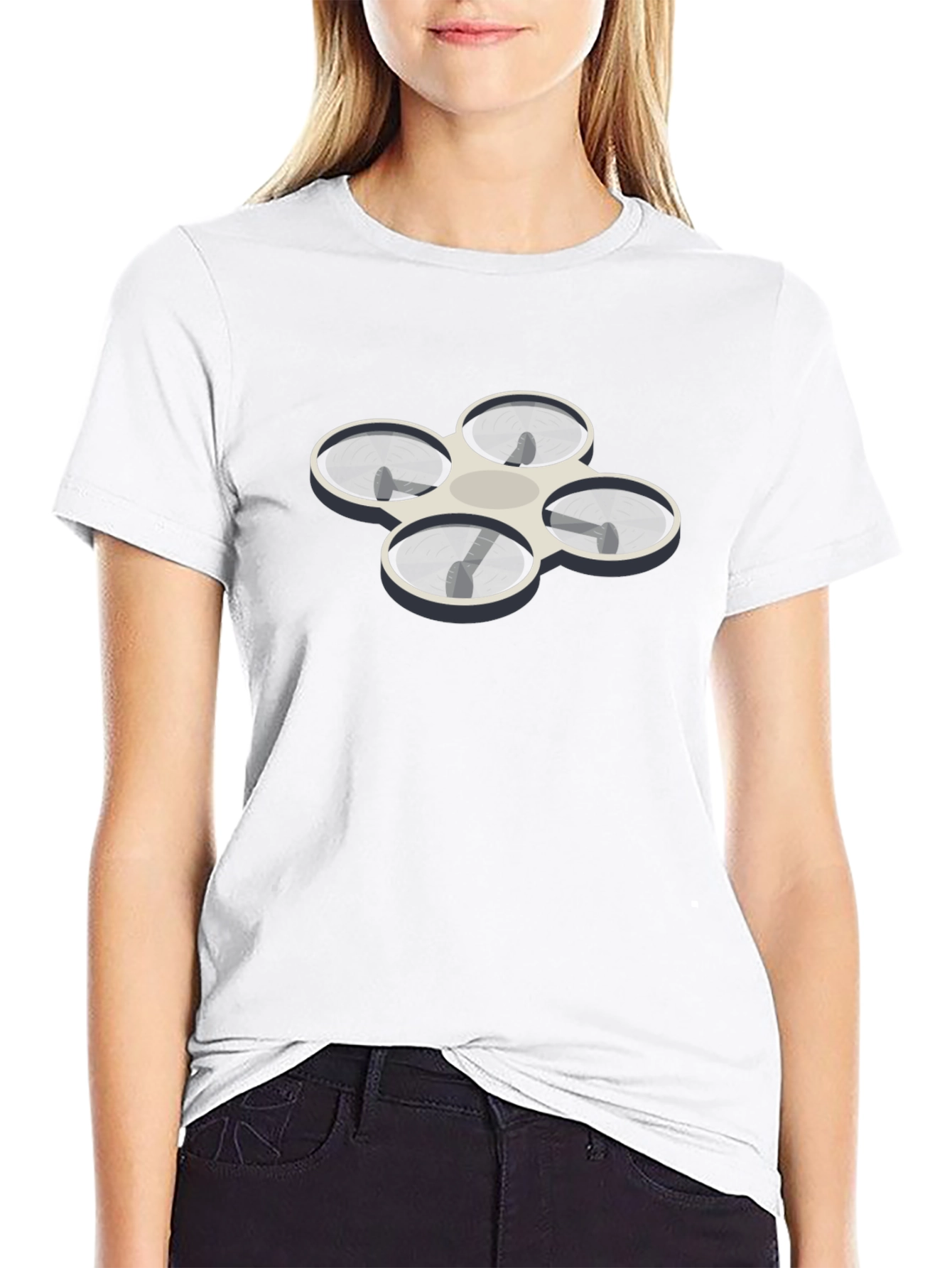 Drone Graphic T-Shirt - Unique Design