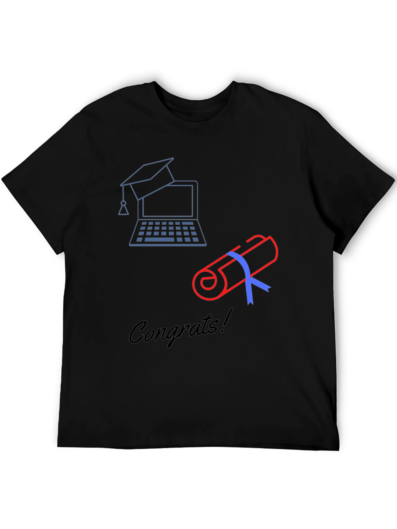 Congrats Grad! Graduation T-Shirt - Online Degree