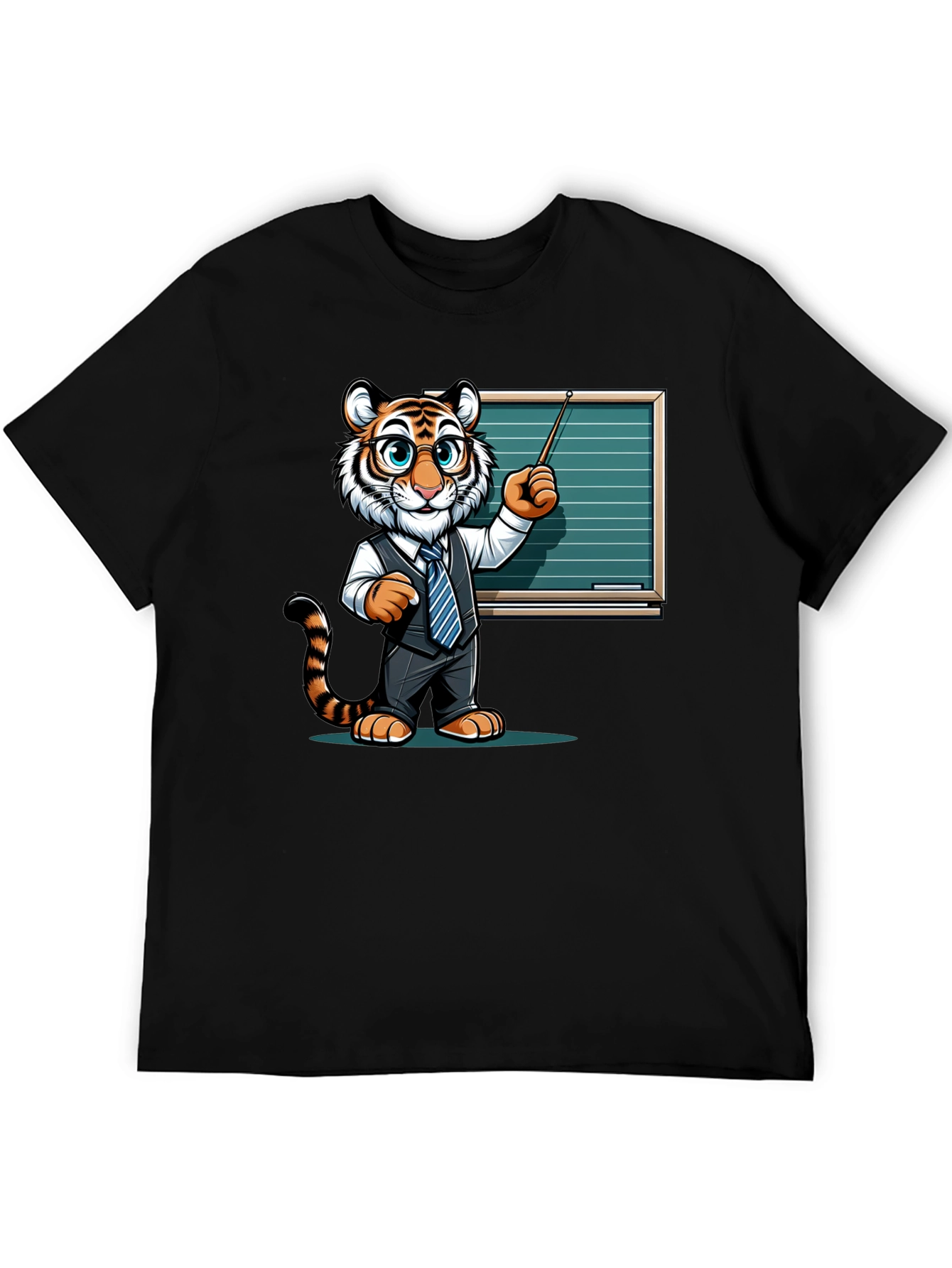 Tiger Teacher Graphic Tee - Back to School Style