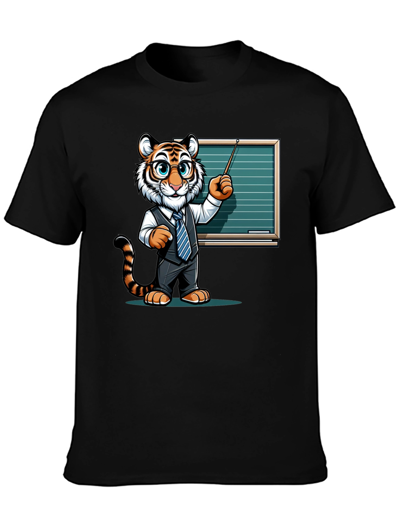 Tiger Teacher Graphic Tee - Back to School Style