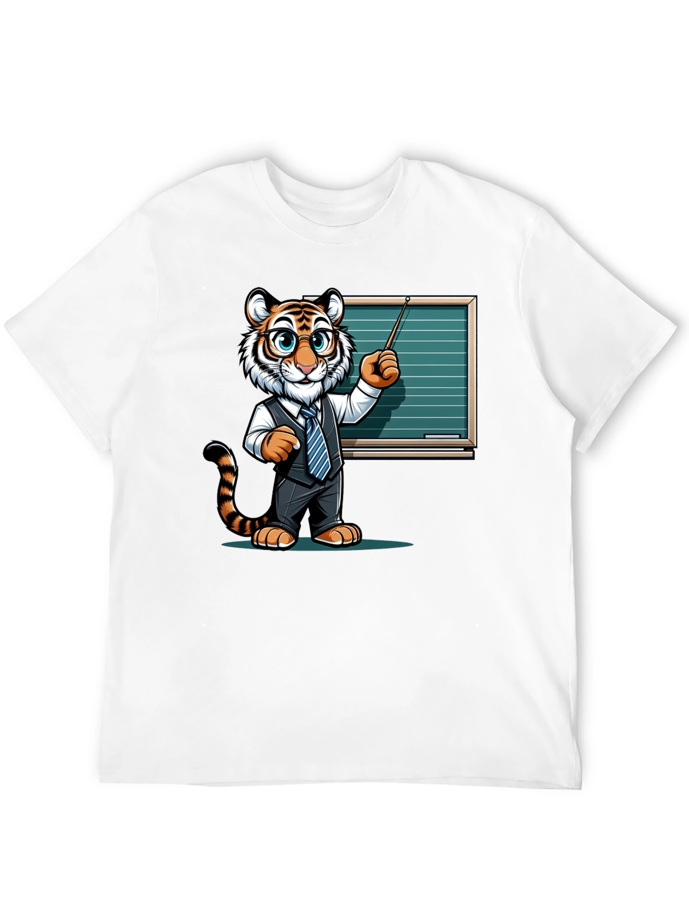 Tiger Teacher Graphic Tee - Back to School Style
