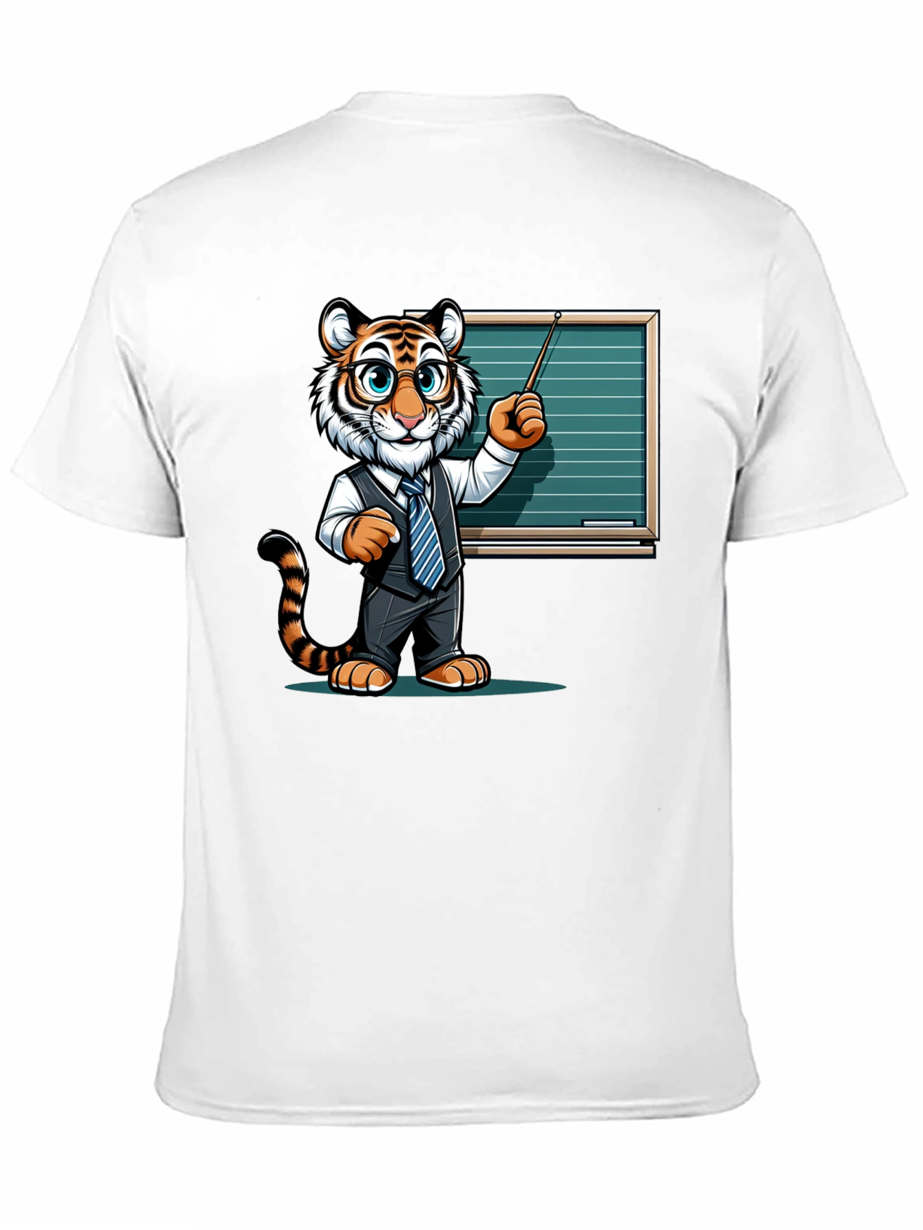 Tiger Teacher Graphic Tee - Back to School Style