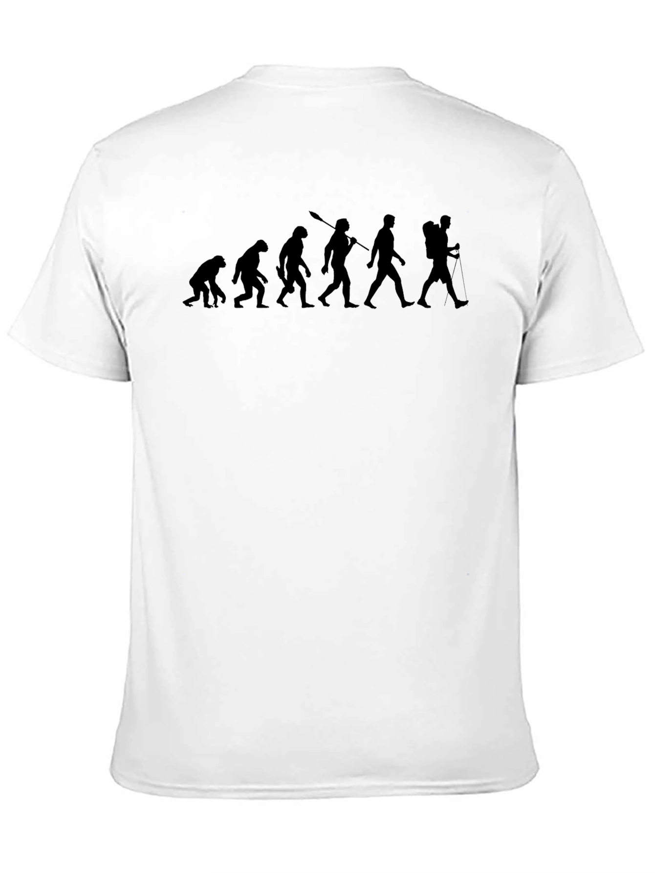 Evolution of Hiker Black T-Shirt