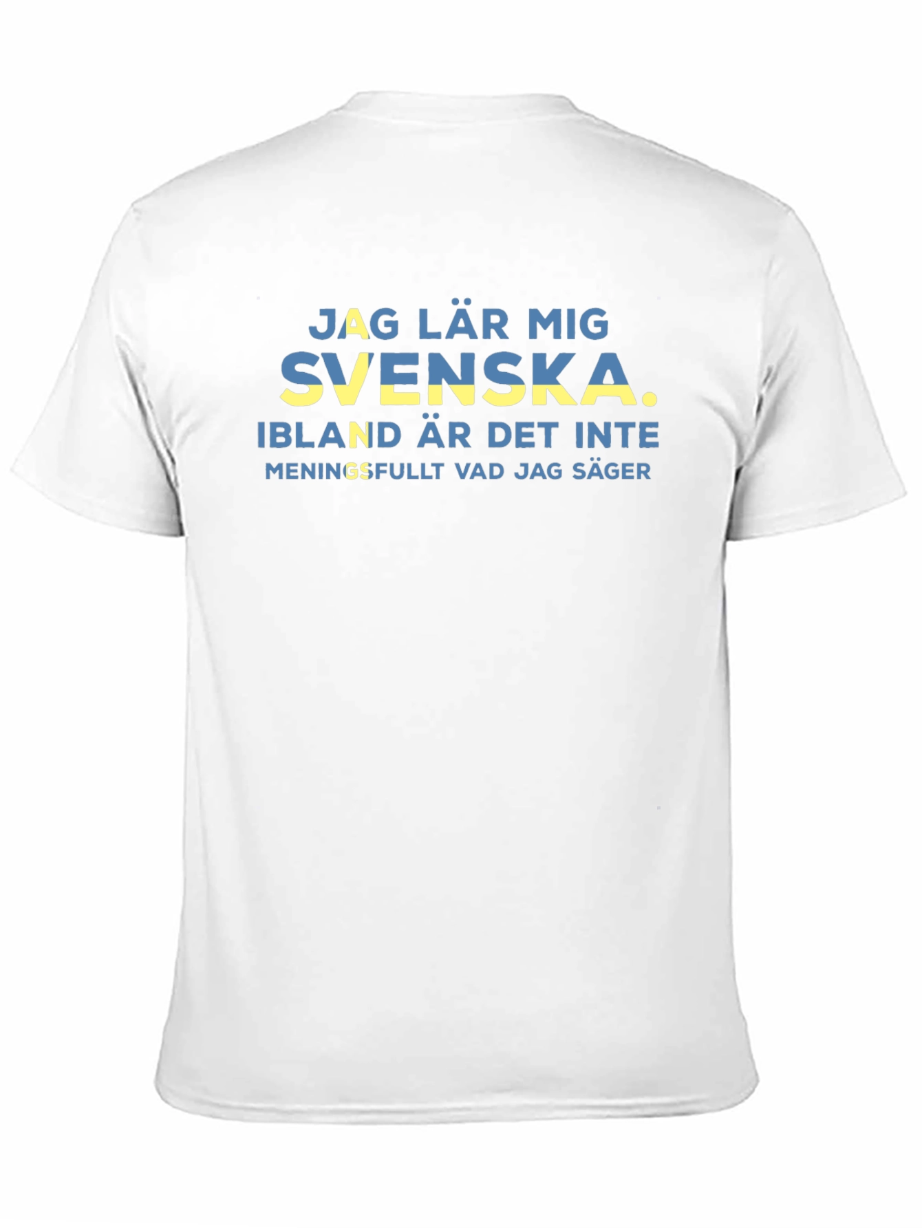 Swedish Learning Black T-Shirt