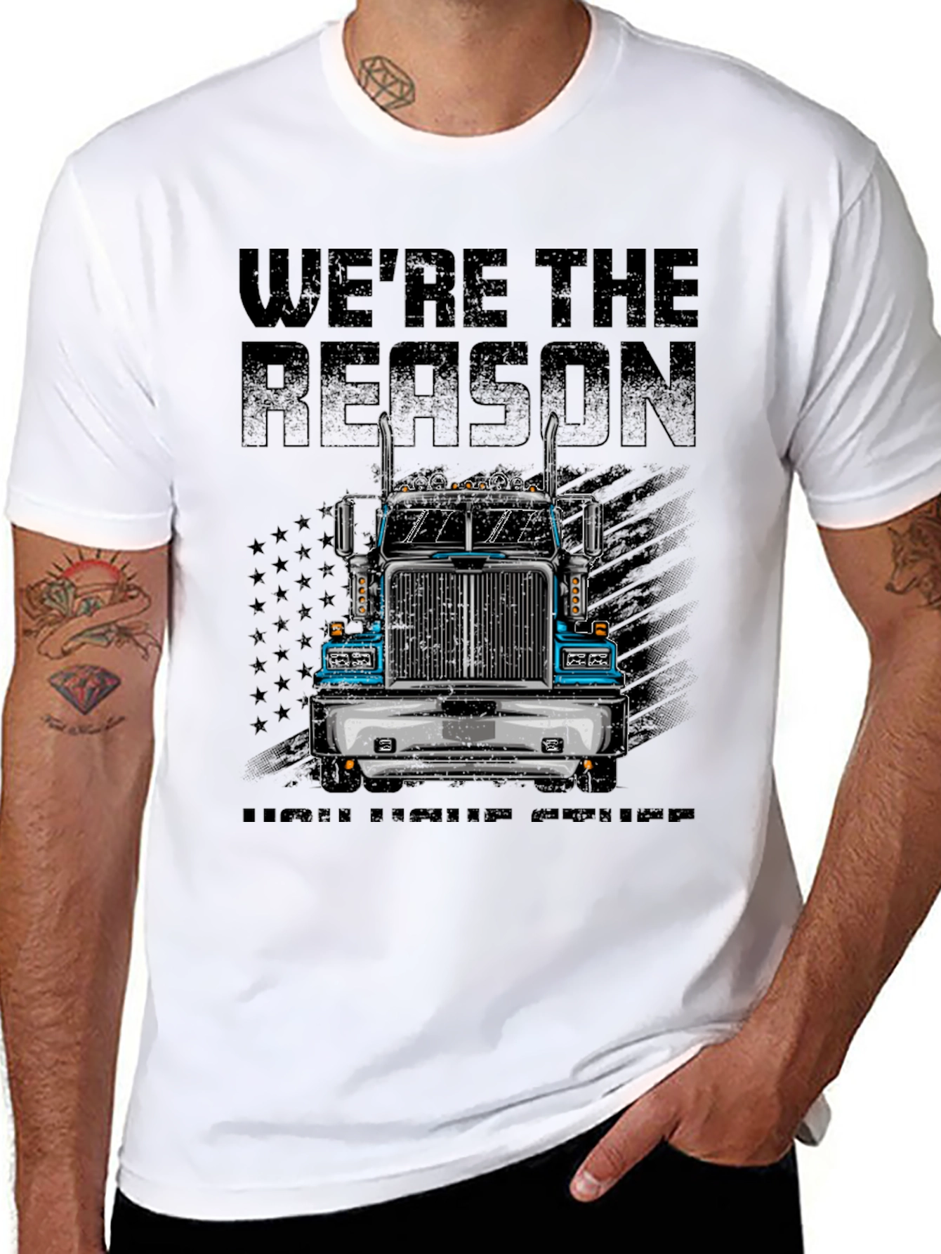 Trucker Pride T-Shirt - Were The Reason