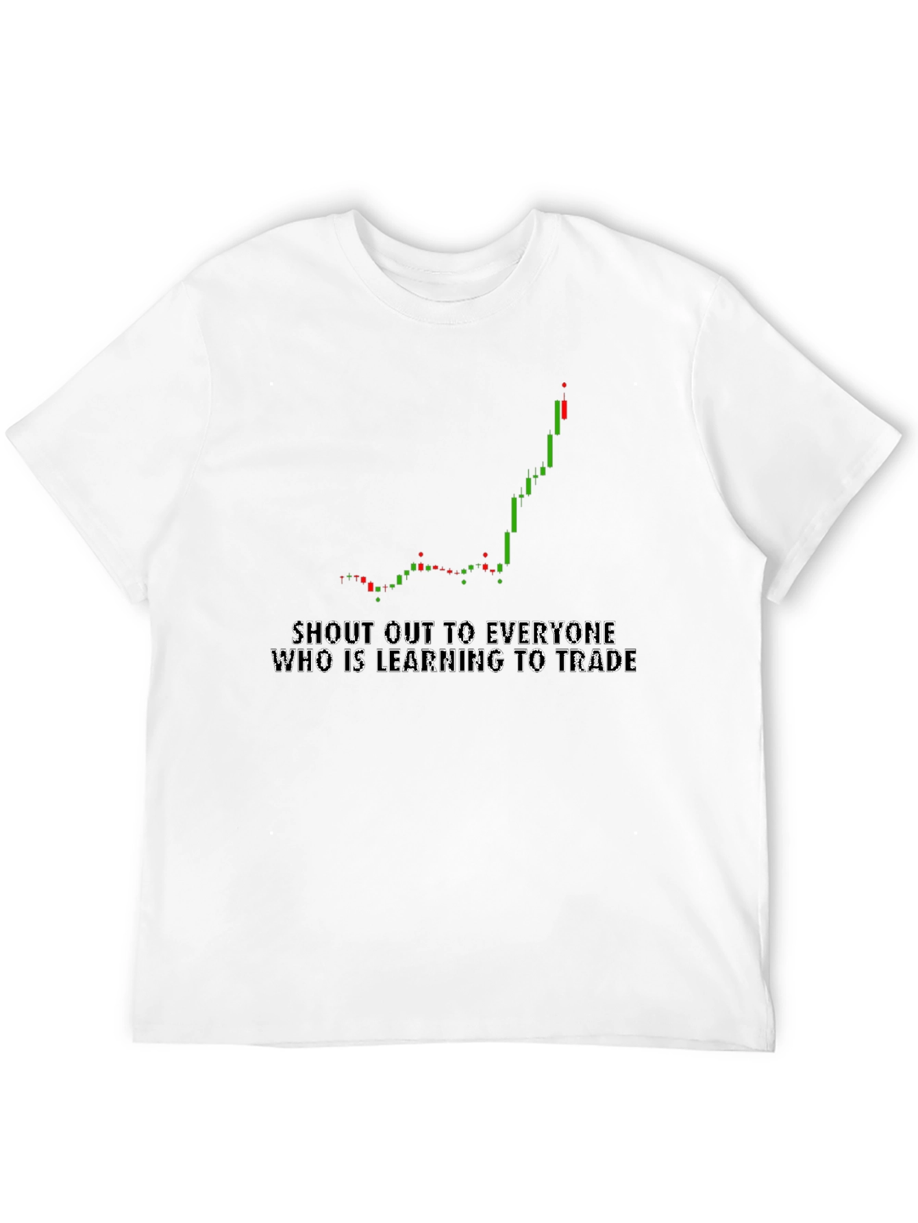 Learn to Trade Black Graphic Tee
