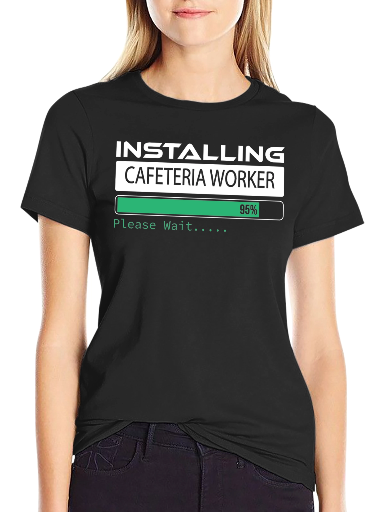 Installing Cafeteria Worker T-Shirt