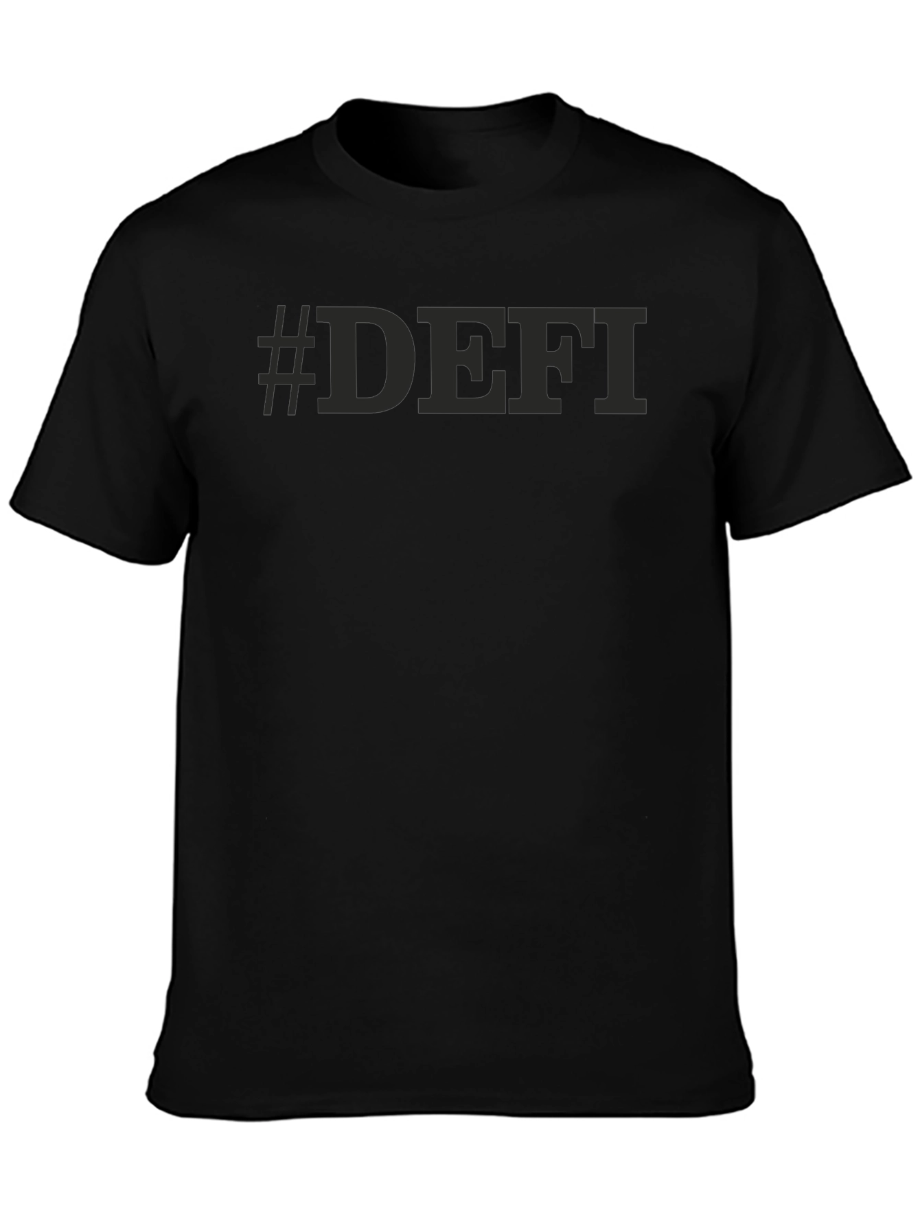 DEFI Graphic Tee - Casual Style Soft Fabric