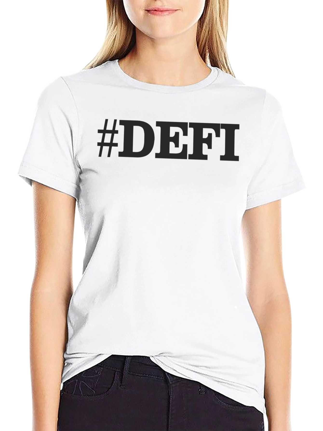DEFI Graphic Tee - Casual Style Soft Fabric