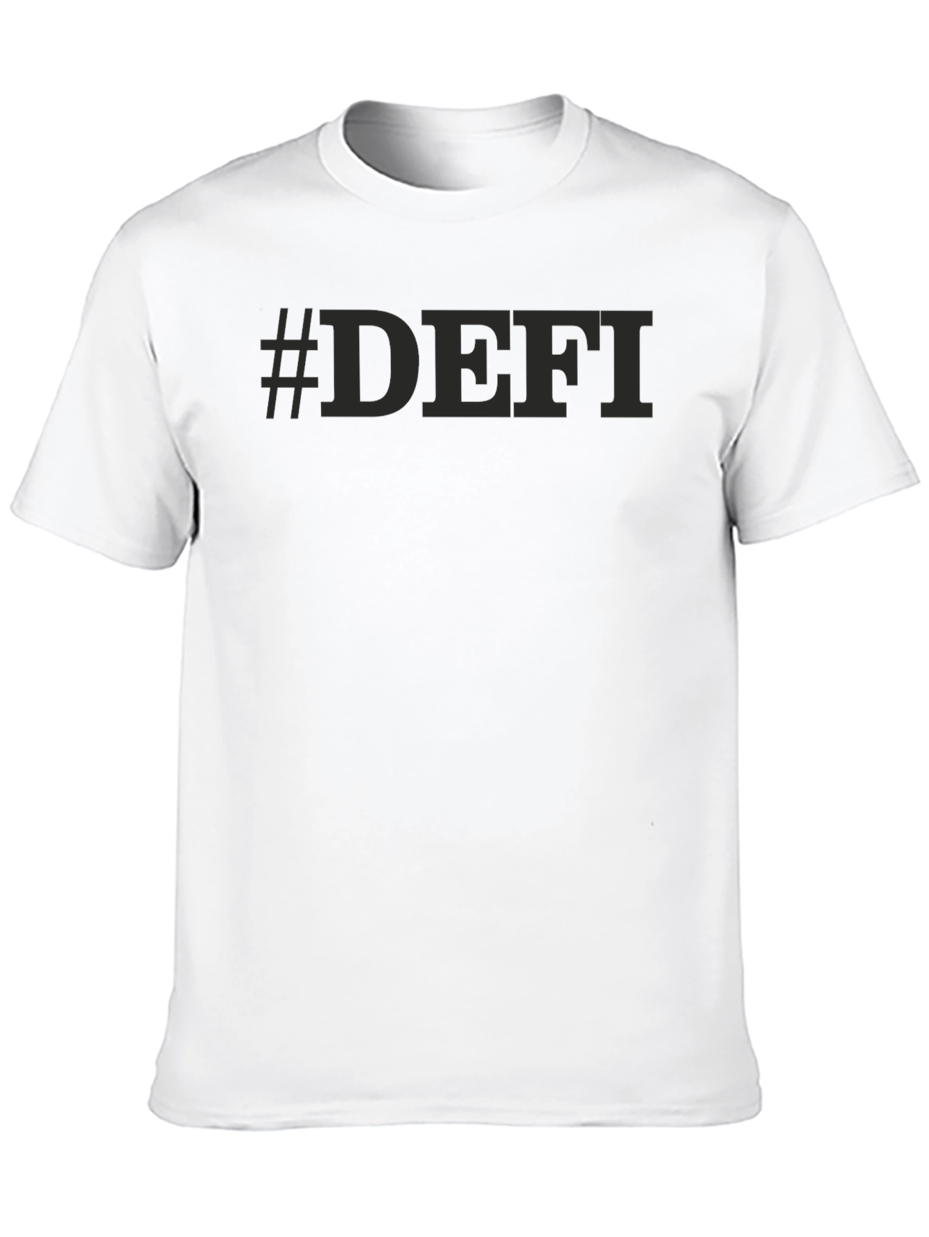 DEFI Graphic Tee - Casual Style Soft Fabric