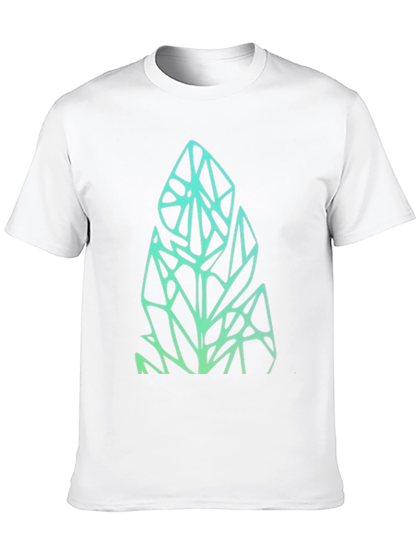 Geometric Graphic Tee - Modern Art Shirt