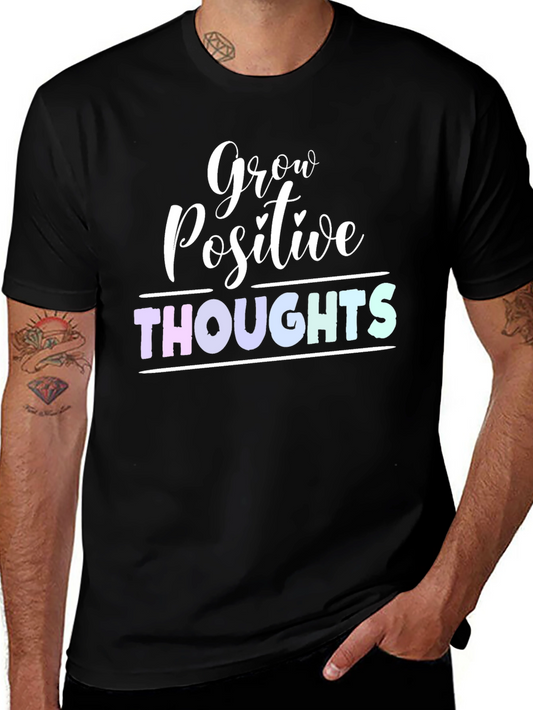 Grow Positive Thoughts Graphic T-Shirt