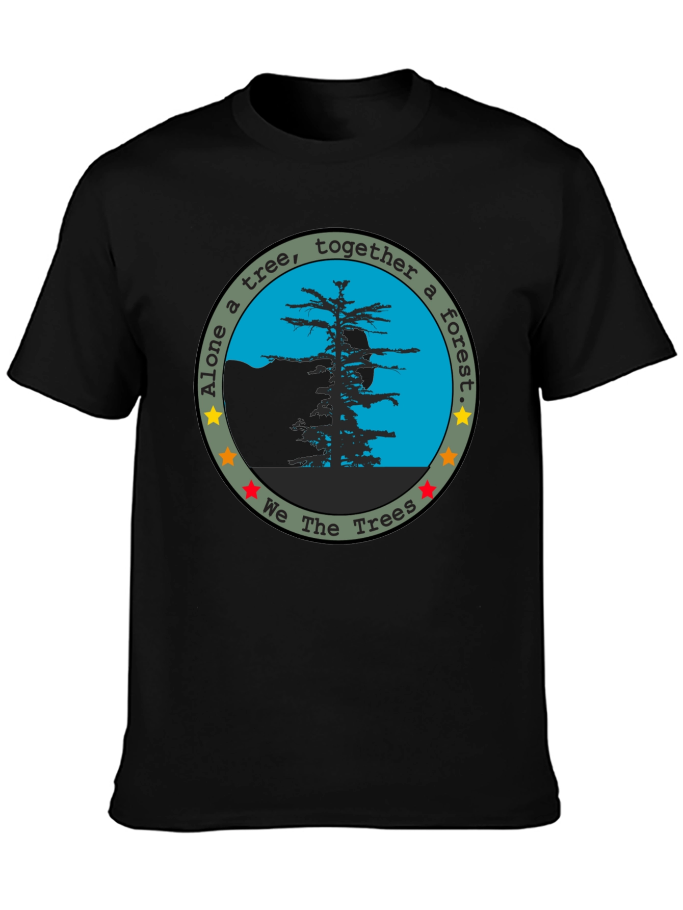 We The Trees Graphic Tee - Black