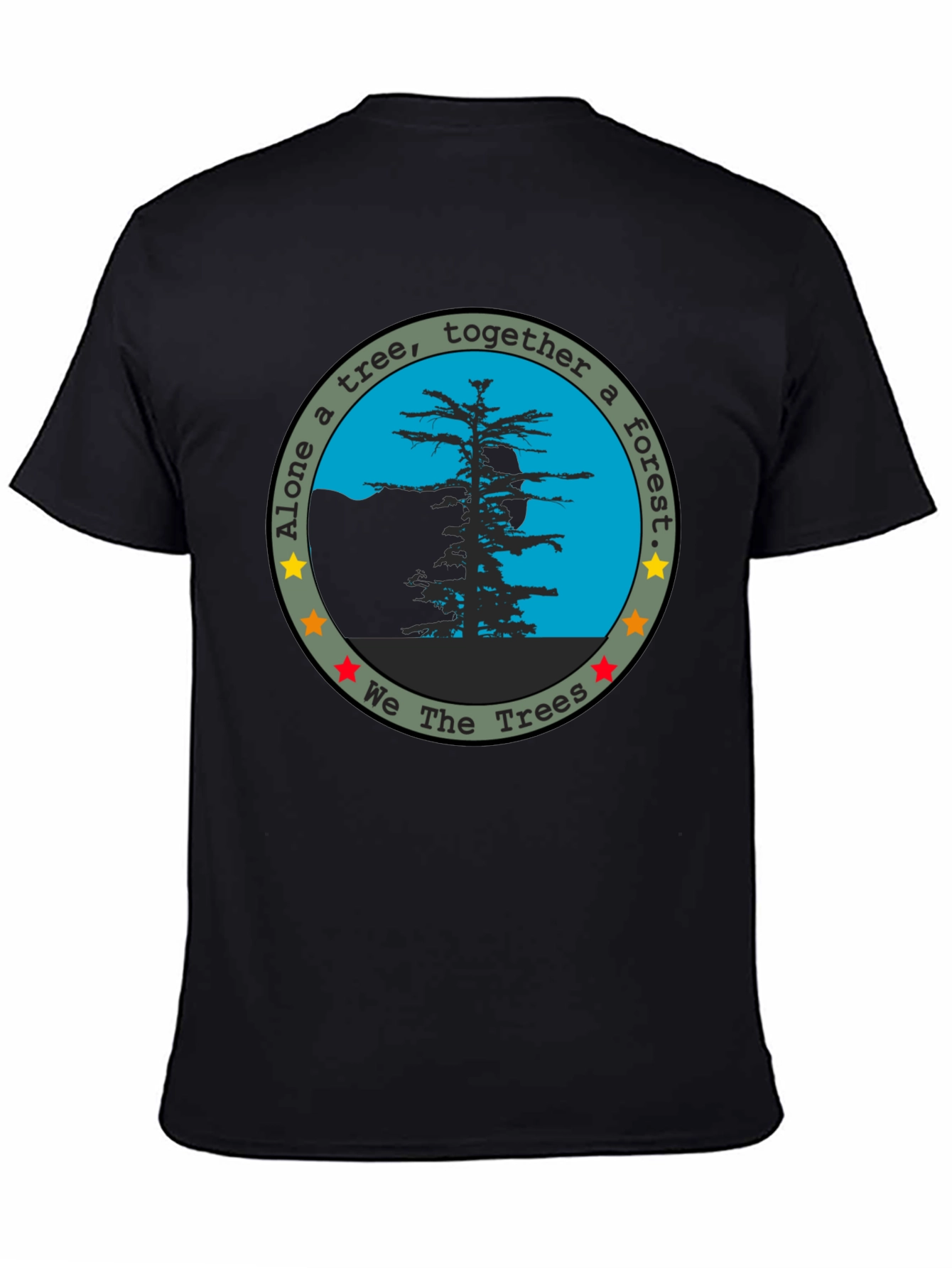We The Trees Graphic Tee - Black