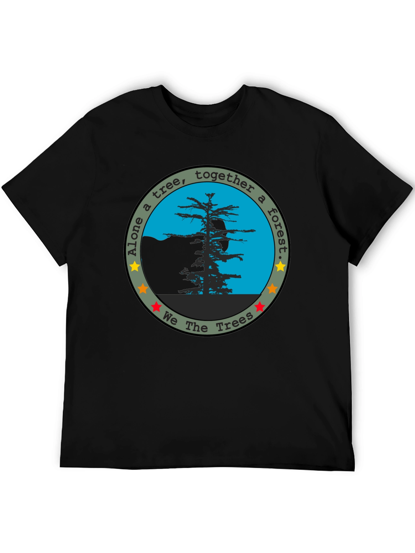 We The Trees Graphic Tee - Black