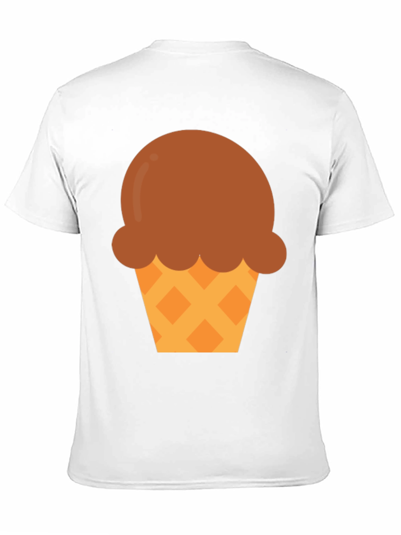 Ice Cream Graphic Tee - Black Cotton Comfort