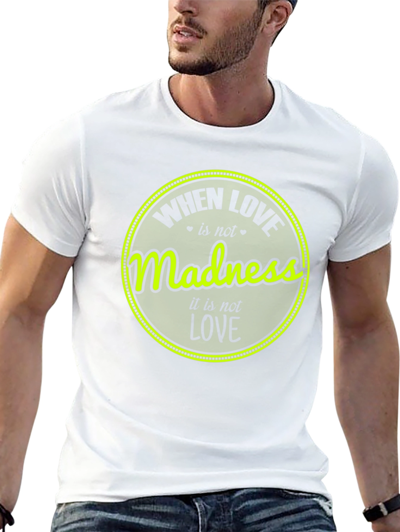 Madness Love T-Shirt - Unique Graphic Tee
